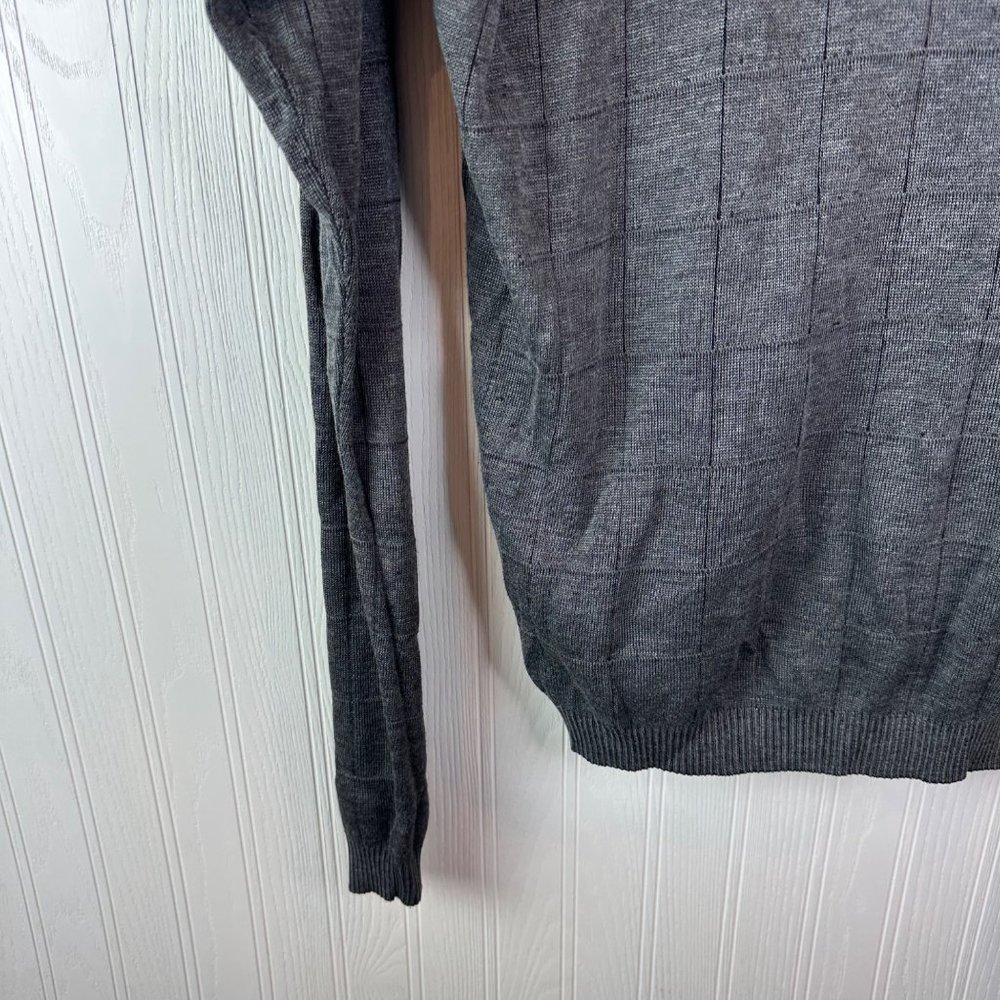Bachrach Sweater Dark Gray 100% Silk Size XL - Picture 4 of 4